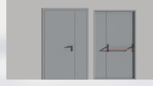 Противопожарная дверь 2000×1200 / серия FRM55150